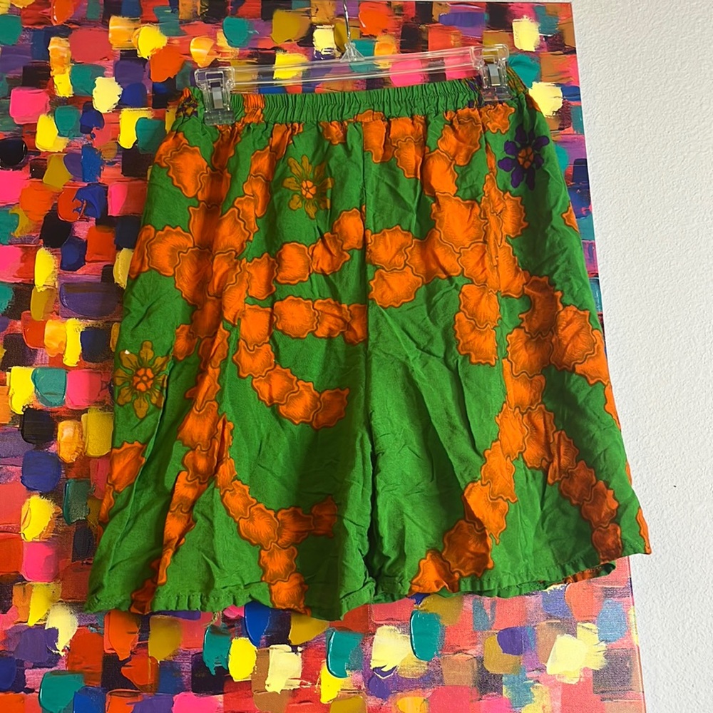 Multi print shorts